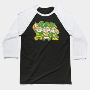 Three St Patricks gnomes Baseball T-Shirt